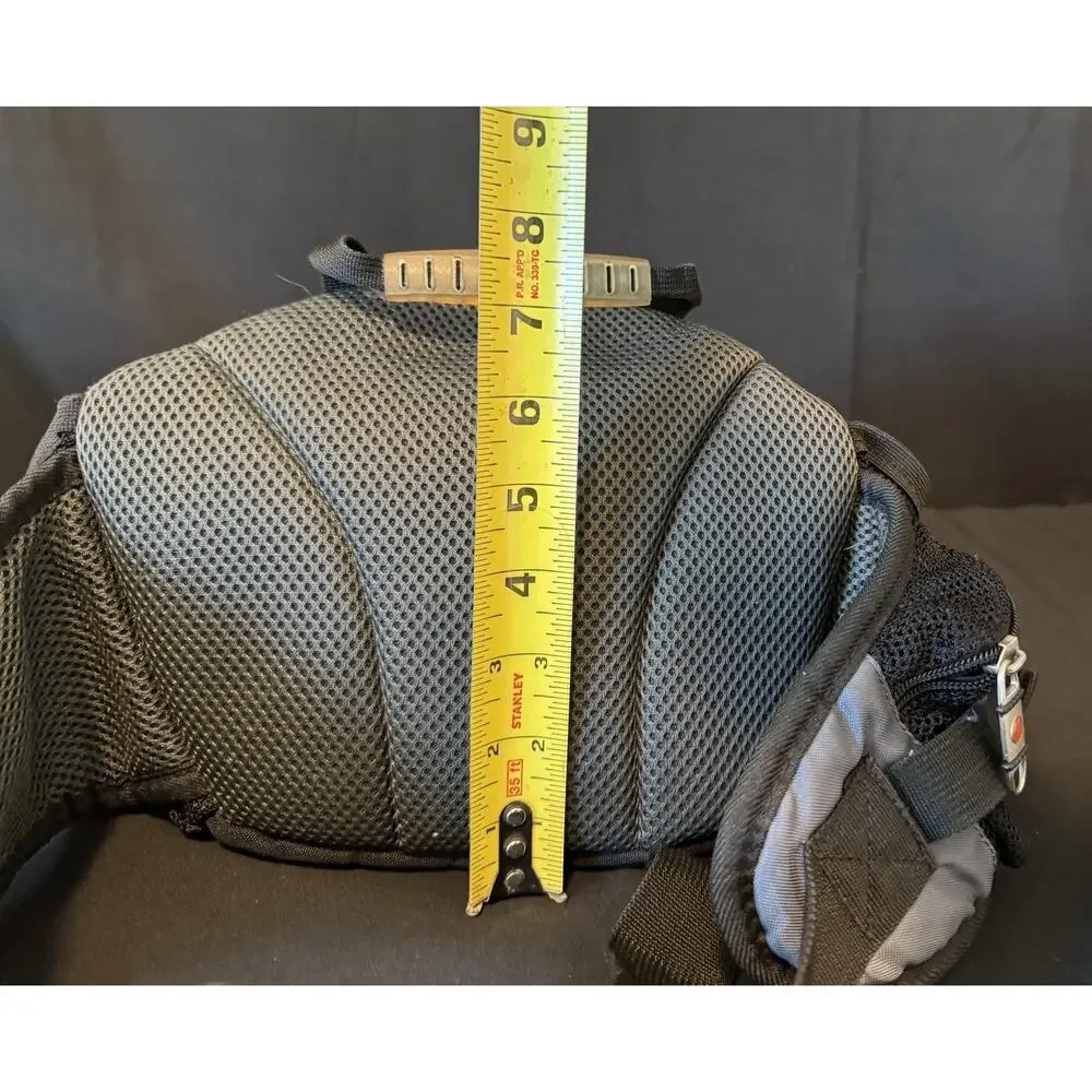 Hi-Tec Outdoor Hiking Bum Bag Unisex Storage Black Grey Red Zip Fanny Bag Pack